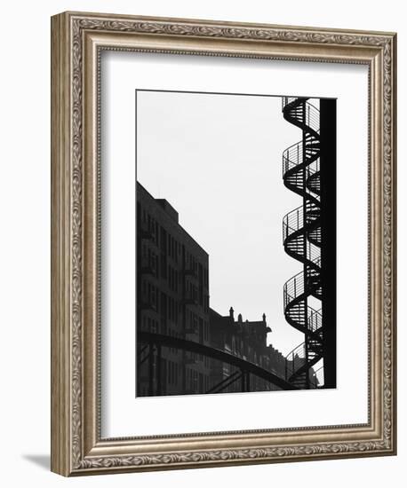 Speicherstadt Port Renovated Warehouses, Hamburg, State of Hamburg, Germany-Walter Bibikow-Framed Photographic Print