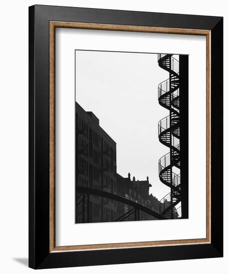 Speicherstadt Port Renovated Warehouses, Hamburg, State of Hamburg, Germany-Walter Bibikow-Framed Photographic Print