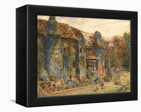 Speke Hall, 1860 (Oil on Canvas)-William John Huggins-Framed Premier Image Canvas