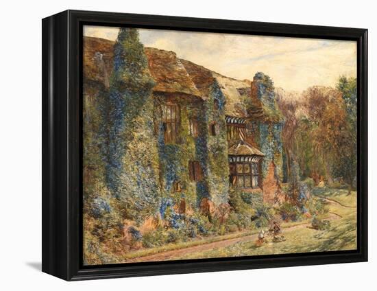 Speke Hall, 1860 (Oil on Canvas)-William John Huggins-Framed Premier Image Canvas