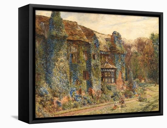 Speke Hall, 1860 (Oil on Canvas)-William John Huggins-Framed Premier Image Canvas