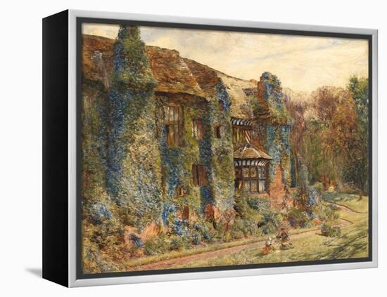 Speke Hall, 1860 (Oil on Canvas)-William John Huggins-Framed Premier Image Canvas