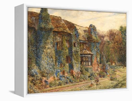 Speke Hall, 1860 (Oil on Canvas)-William John Huggins-Framed Premier Image Canvas