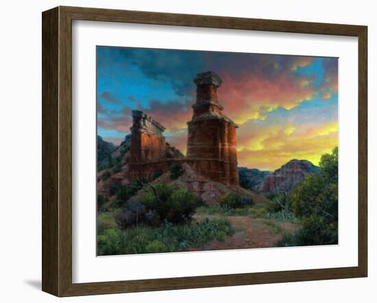 Spell of the Palo Duro-Jack Sorenson-Framed Art Print