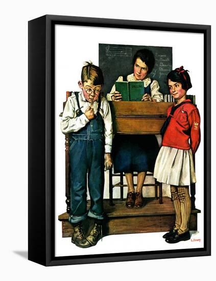"Spelling Bee,"September 10, 1927-Lawrence Toney-Framed Premier Image Canvas