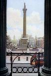 Nelson's Column and Trafalgar Square from the Terrace of the National Gallery, London, C1930S-Spencer Arnold-Framed Premier Image Canvas