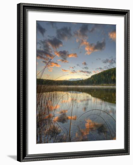 Spencer Lake, Whitefish, Montana-Chuck Haney-Framed Photographic Print