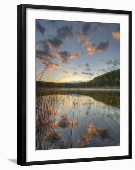 Spencer Lake, Whitefish, Montana-Chuck Haney-Framed Photographic Print