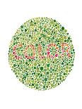 Color Blindness Test-Spencer Sutton-Framed Giclee Print