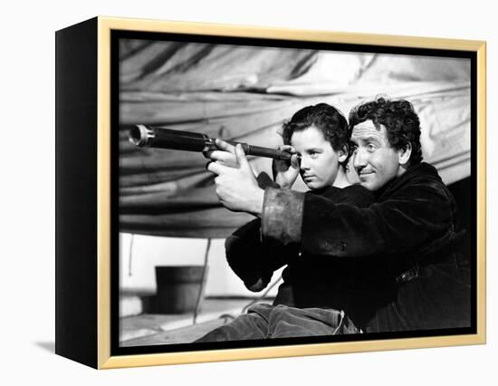 Spencer Tracy; Freddie Bartholomew. "Captains Courageous" [1937], Directed by Victor Fleming.-null-Framed Premier Image Canvas