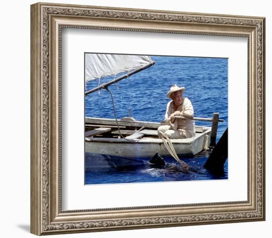 Spencer Tracy, The Old Man and the Sea (1958)-null-Framed Photo