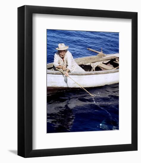 Spencer Tracy, The Old Man and the Sea (1958)-null-Framed Photo