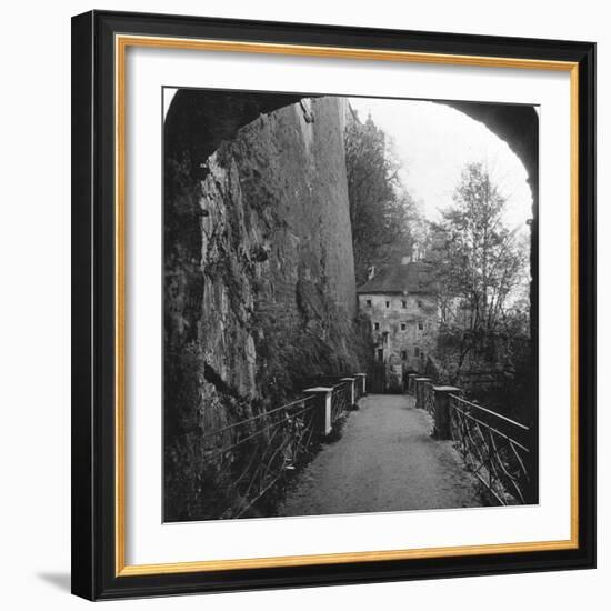 Sperrbogen, Hohensalzburg Fortress, Salzburg, Austria, C1900-Wurthle & Sons-Framed Photographic Print