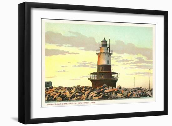 Sperry Lighthouse, New Haven, Connecticut-null-Framed Art Print