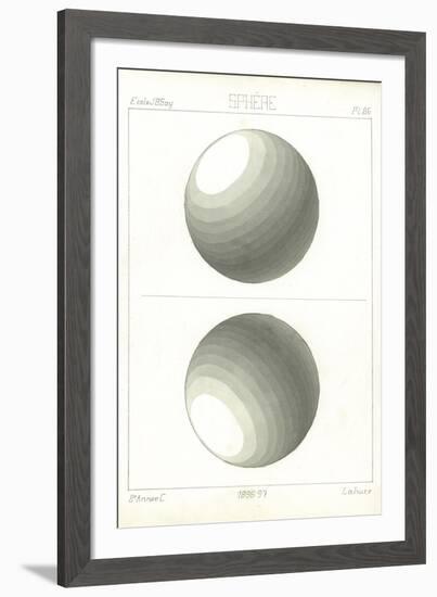 Spherical Projection-Stephanie Monahan-Framed Giclee Print