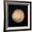 Spherical Yellow Nebula in Deep Dark Sky-null-Framed Art Print