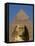 Sphinx and Khafre Pyramid, 4th Dynasty, Giza, Egypt-Kenneth Garrett-Framed Premier Image Canvas