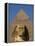 Sphinx and Khafre Pyramid, 4th Dynasty, Giza, Egypt-Kenneth Garrett-Framed Premier Image Canvas