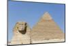 Sphinx and Pyramid of Chephren, the Giza Pyramids, Giza, Egypt, North Africa, Africa-Richard Maschmeyer-Mounted Photographic Print