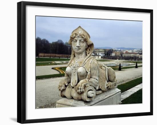 Sphinx at Gardens of Belvedere Palace, 18th Century, Vienna-null-Framed Giclee Print