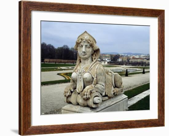 Sphinx at Gardens of Belvedere Palace, 18th Century, Vienna-null-Framed Giclee Print