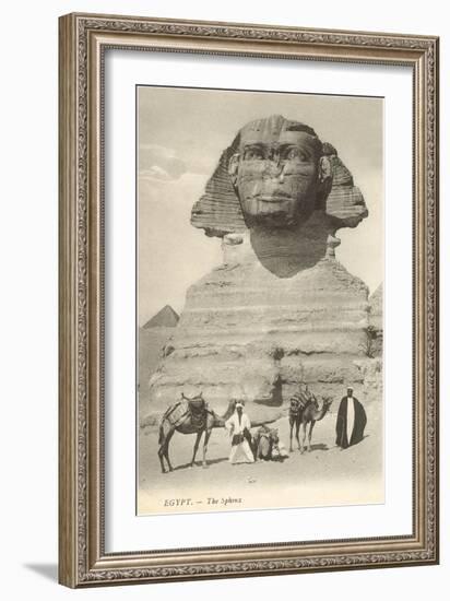 Sphinx, Giza, Egypt-null-Framed Art Print