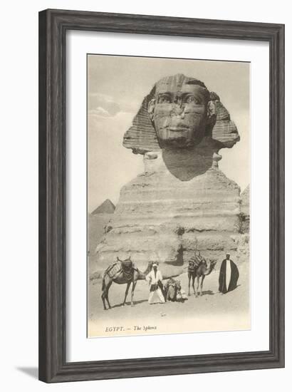 Sphinx, Giza, Egypt-null-Framed Art Print