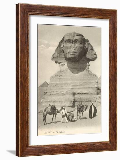 Sphinx, Giza, Egypt-null-Framed Art Print