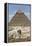 Sphinx in Foreground and Pyramid of Chephren, the Giza Pyramids, Giza, Egypt, North Africa, Africa-Richard Maschmeyer-Framed Premier Image Canvas