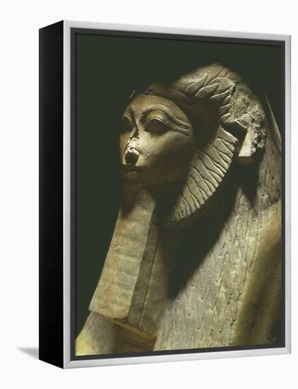 Sphinx of Hatshepsut, 1473-1458 BC, Polished Granite, 18th Dynasty-null-Framed Premier Image Canvas