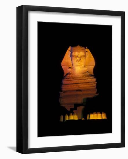 Sphinx Sound and Light Show, Egypt-Claudia Adams-Framed Photographic Print