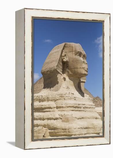 Sphinx, the Giza Pyramids, Giza, Egypt, North Africa, Africa-Richard Maschmeyer-Framed Premier Image Canvas