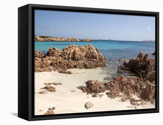 Spiaggia Rosa (Pink Beach) on Island of Budelli, La Maddalena Nat'l Park, Sardinia, Italy-Oliviero Olivieri-Framed Premier Image Canvas