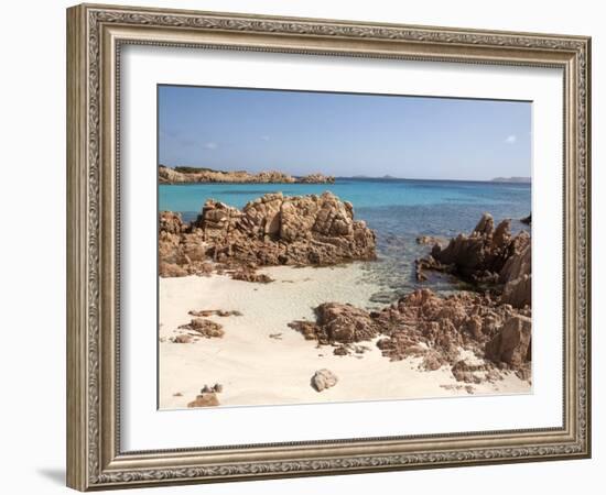 Spiaggia Rosa (Pink Beach) on Island of Budelli, La Maddalena Nat'l Park, Sardinia, Italy-Oliviero Olivieri-Framed Photographic Print