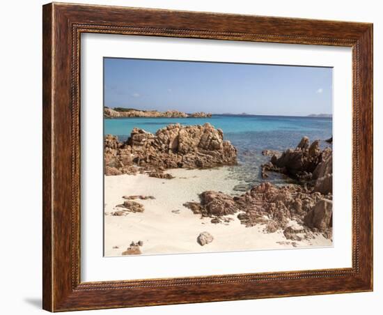 Spiaggia Rosa (Pink Beach) on Island of Budelli, La Maddalena Nat'l Park, Sardinia, Italy-Oliviero Olivieri-Framed Photographic Print