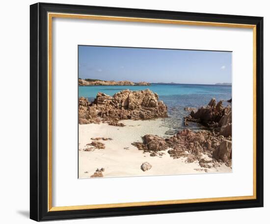 Spiaggia Rosa (Pink Beach) on Island of Budelli, La Maddalena Nat'l Park, Sardinia, Italy-Oliviero Olivieri-Framed Photographic Print