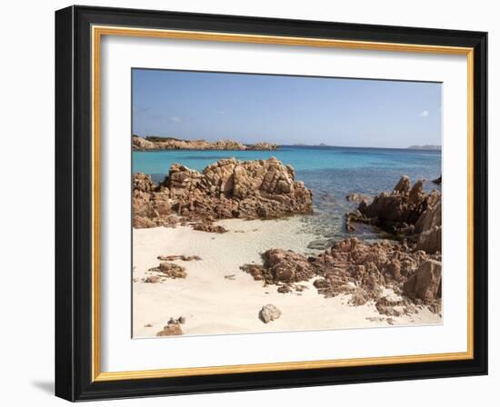 Spiaggia Rosa (Pink Beach) on Island of Budelli, La Maddalena Nat'l Park, Sardinia, Italy-Oliviero Olivieri-Framed Photographic Print