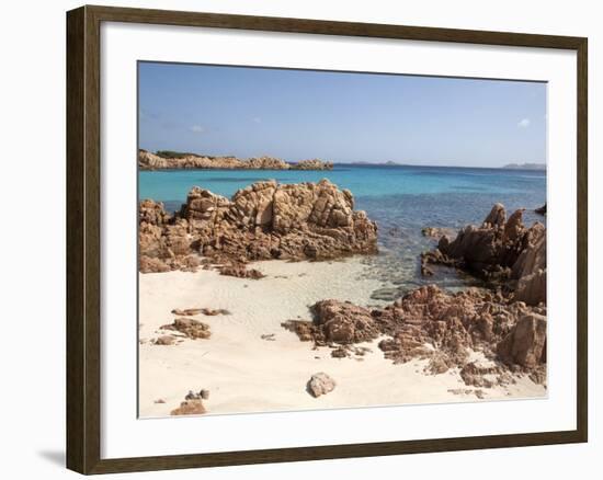 Spiaggia Rosa (Pink Beach) on Island of Budelli, La Maddalena Nat'l Park, Sardinia, Italy-Oliviero Olivieri-Framed Photographic Print