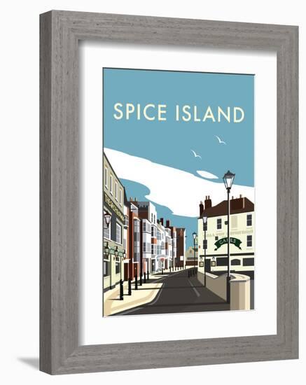 Spice Island - Dave Thompson Contemporary Travel Print-Dave Thompson-Framed Art Print