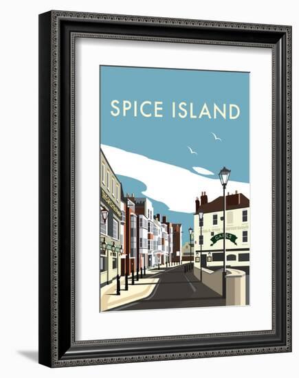 Spice Island - Dave Thompson Contemporary Travel Print-Dave Thompson-Framed Art Print