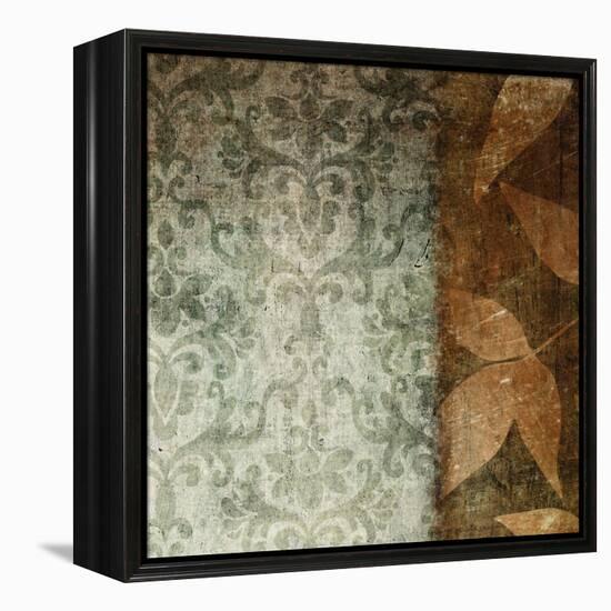 Spice Leaves 1A-Kristin Emery-Framed Stretched Canvas