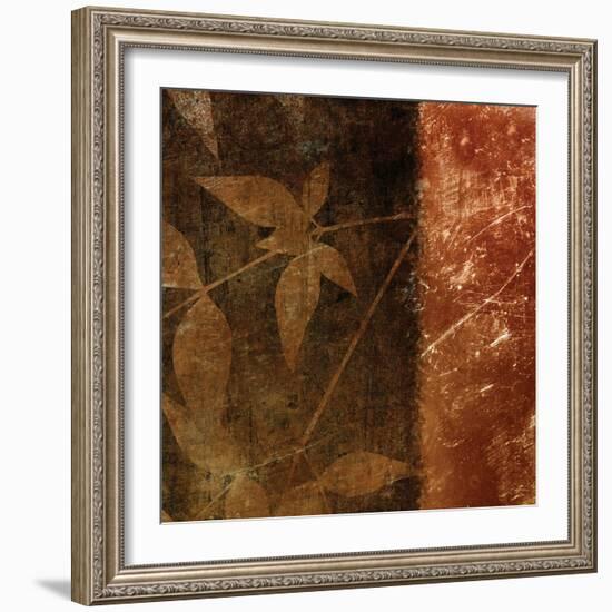 Spice Leaves 1B-Kristin Emery-Framed Art Print