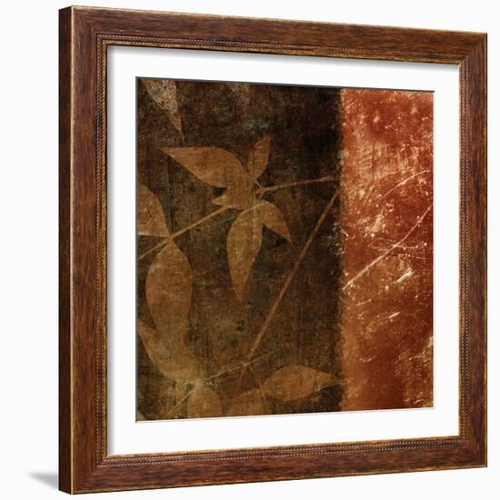 Spice Leaves 1B-Kristin Emery-Framed Art Print