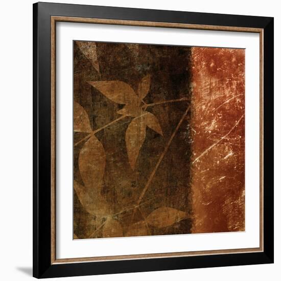 Spice Leaves 1B-Kristin Emery-Framed Art Print