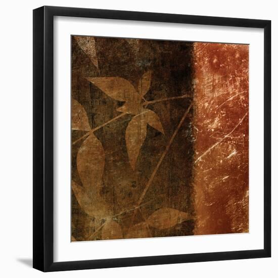 Spice Leaves 1B-Kristin Emery-Framed Art Print