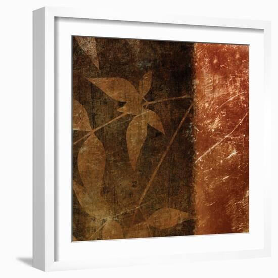 Spice Leaves 1B-Kristin Emery-Framed Art Print