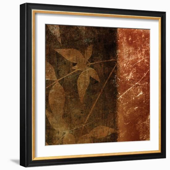 Spice Leaves 1B-Kristin Emery-Framed Art Print