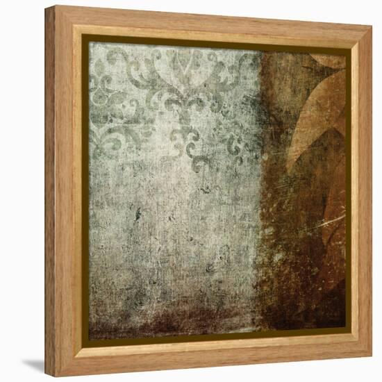 Spice Leaves 1C-Kristin Emery-Framed Stretched Canvas