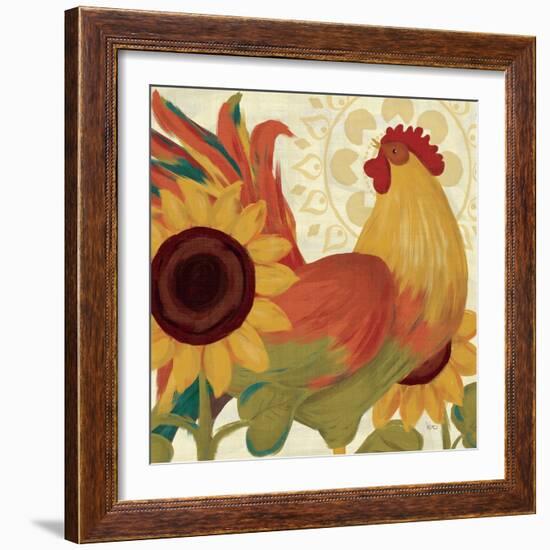 Spice Roosters II-Veronique Charron-Framed Art Print