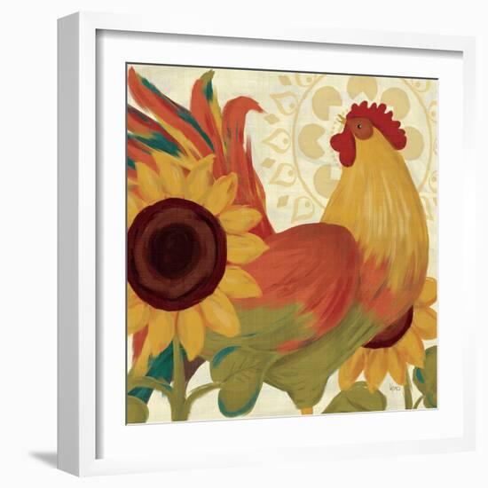 Spice Roosters II-Veronique Charron-Framed Art Print